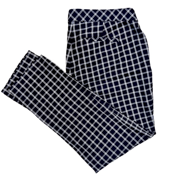 J.Jill Women’s Plaid Stretch Crop Pants / Size 10 - Picture 11 of 11